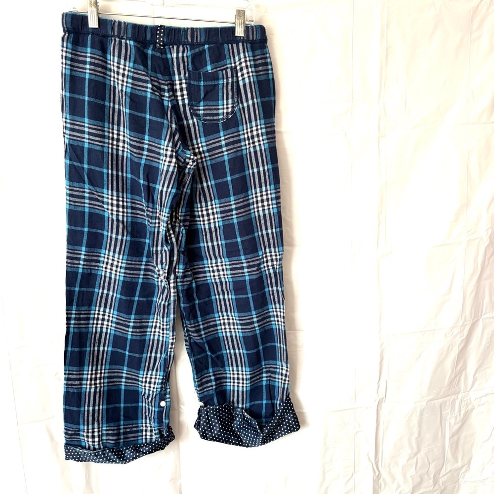 Aerie Blue Plaid Pajama Pants SZ S Worn 1X - Picture 2 of 11